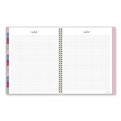 AT-A-GLANCE 13-Month: Jan 2026 to Jan 2027 11 in. x 9.38 in. Harmony Weekly/Monthly Poly Planner - Pink Cover
