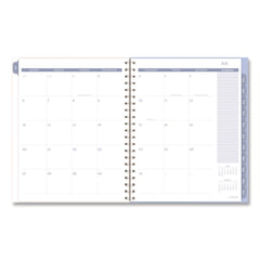 AT-A-GLANCE 12-Month (Jul 2025-Jun 2026) Dewdrop Academic Weekly Monthly Planner - Blue/Gray/Purple Cover