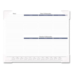 AT-A-GLANCE 12-Month: Jan 2026 to Dec 2026 22 in. x 17 in. Landscape Photography Panoramic Desk Pad - White Sheets, Clear Corners