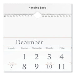 AT-A-GLANCE 14-Month: Dec 2025 to Feb 2027 12 in. x 27 in. 3-Month Reference Wall Calendar - White Sheets