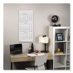 AT-A-GLANCE 14-Month: Dec 2025 to Feb 2027 12 in. x 27 in. 3-Month Reference Wall Calendar - White Sheets
