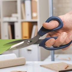 Westcott 8 in. Power Pivot Straight Shears with 3.5 in. Cut Length - Blue