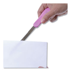 Westcott 9 in. Pink Ribbon Stainless Steel Letter Opener - Pink