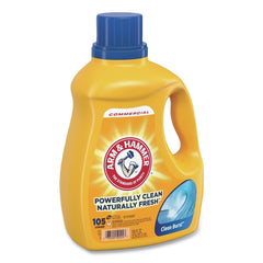 Arm & Hammer 105 oz. Bottle Dual HE Liquid Laundry Detergent - Clean-Burst (4/Carton)