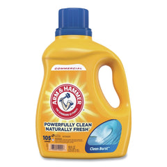 Arm & Hammer 105 oz. Bottle Dual HE Liquid Laundry Detergent - Clean-Burst (4/Carton)