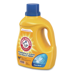 Arm & Hammer 105 oz. Bottle Dual HE Liquid Laundry Detergent - Clean-Burst (4/Carton)