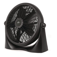 Alera 16 in. 3-Speed Super-Circulation Plastic Tilt Fan - Black