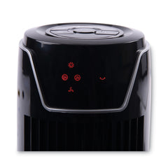Alera 36 in. 3-Speed Oscillating Plastic Tower Fan with Remote Control - Black