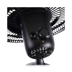Alera 120V 0.37 Amp 3-Speed 16 in. Pedestal Stand Fan - Black