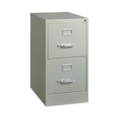 Alera 15 in. x 22 in. x 28.37 in. Letter-Size Two-Drawer Economy Vertical File - Light Gray