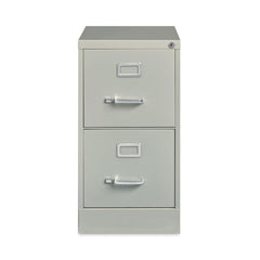 Alera 15 in. x 22 in. x 28.37 in. Letter-Size Two-Drawer Economy Vertical File - Light Gray