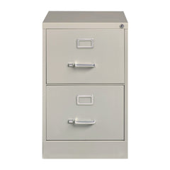 Alera 15 in. x 25 in. x 28.38 in. Legal-Size 2-Drawer Economy Vertical File - Light Gray