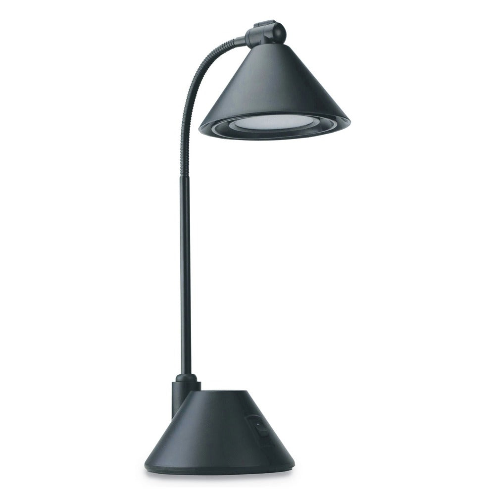 Alera 5.38 in. W x 9.88 in. D x 17 in. H LED Task Lamp - Black