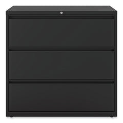 Alera 42 in. x 18.63 in. x 40.25 in. 3 Legal/Letter/A4/A5 Size Lateral File Drawers - Black