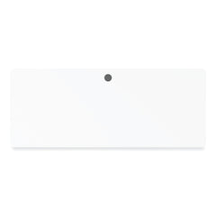 Alera Modern Teacher Series 60 in. x 24 in. x 28.75 in. Left-Side Pedestal: Box/Box/File Pedestal Desk - White/Silver