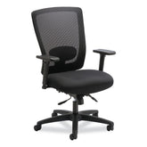 Alera Alera Envy Series Mesh Mid-Back Multifunction Chair, Black