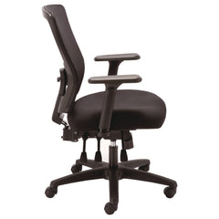 Alera Alera Envy Series Mesh Mid-Back Multifunction Chair, Black