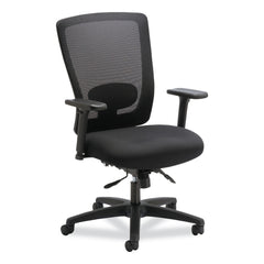 Alera Alera Envy Series Mesh Mid-Back Multifunction Chair, Black