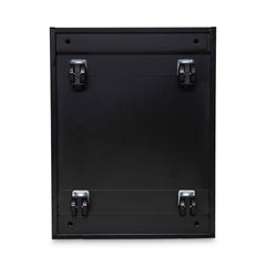 Alera 14.96 in. x 19.29 in. x 21.65 in. 2-Drawers: Box/File Legal/Letter Left or Right File Pedestal - Black