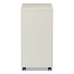 Alera 14.96 in. x 19.29 in. x 27.75 in. 3-Drawers: Box/Box/File Legal/Letter Left or Right File Pedestal with Full-Length Pull - Putty
