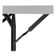 Alera 60 in. Diameter x 29.25 in. Round Plastic Folding Table - White