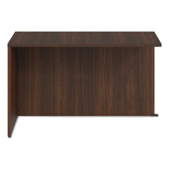 Alera 48 in. x 24 in. x 29 in. Seville Series Reversible Return Shell - Mahogany