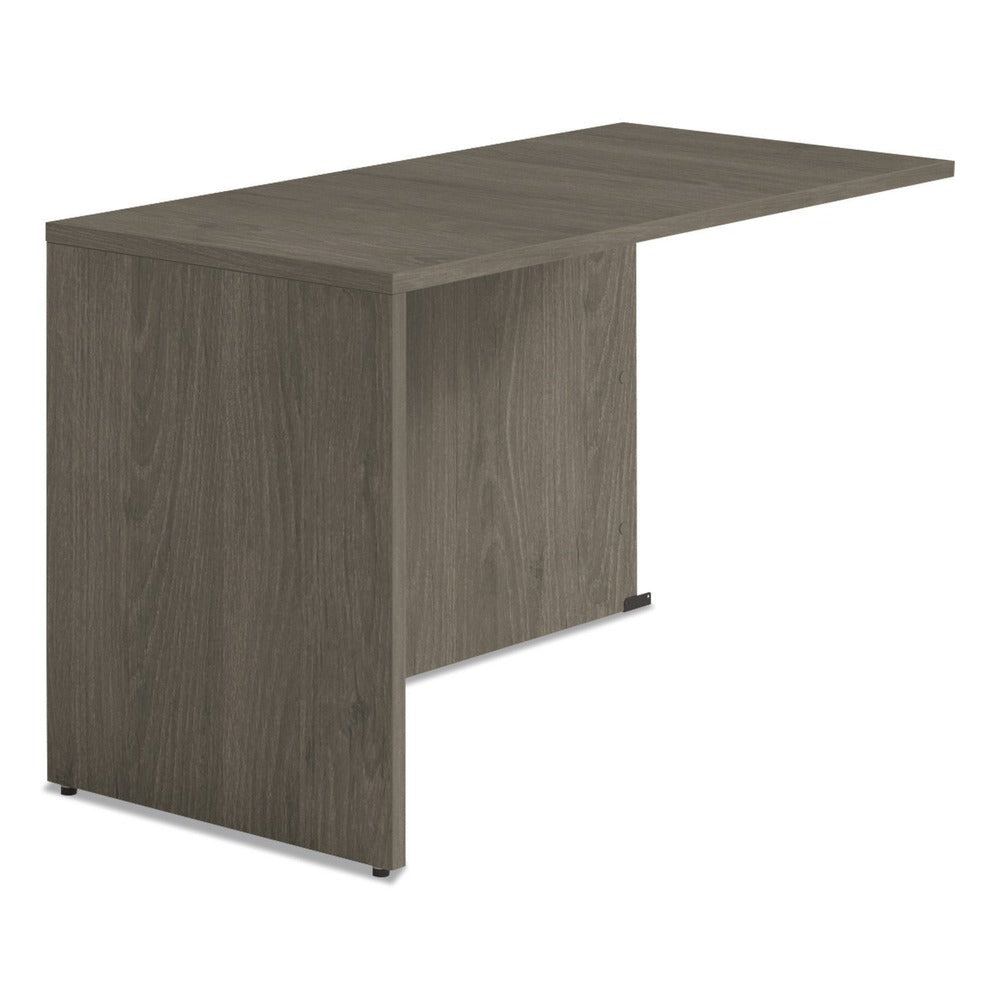 Alera 48 in. x 24 in. x 29 in. Seville Series Reversible Return Shell - Walnut