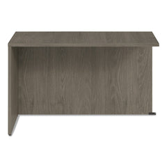 Alera 48 in. x 24 in. x 29 in. Seville Series Reversible Return Shell - Walnut