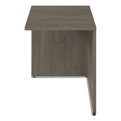 Alera 48 in. x 24 in. x 29 in. Seville Series Reversible Return Shell - Walnut