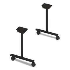 Alera 23 in. x 3 in. x 28 in. Seville Training Table Base - Black