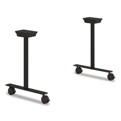 Alera 23 in. x 3 in. x 28 in. Seville Training Table Base - Black