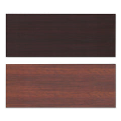 Alera 59.5 in. x 23.63 in. Rectangular Reversible Laminate Table Top - Medium Cherry/Mahogany