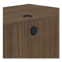 Alera Valencia Series 41.38 in. x 23.63 in. x 30 in. Mobile Workstation Desk - Modern Walnut
