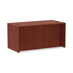Alera 59.13 in. x 29.5 in. x 29.63 in. Valencia Series Straight Front Desk Shell - Medium Cherry