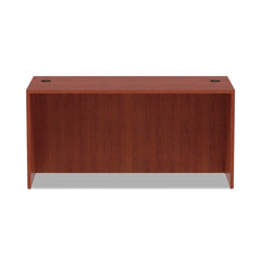 Alera 59.13 in. x 29.5 in. x 29.63 in. Valencia Series Straight Front Desk Shell - Medium Cherry