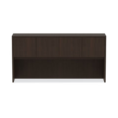 Alera Valencia Series 70.63 in. x 15 in. x 35.38 in. Hutch with Doors - Espresso