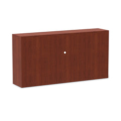 Alera Valencia Series 70.63 in. x 15 in. x 35.38 in. Hutch with Doors - Medium Cherry