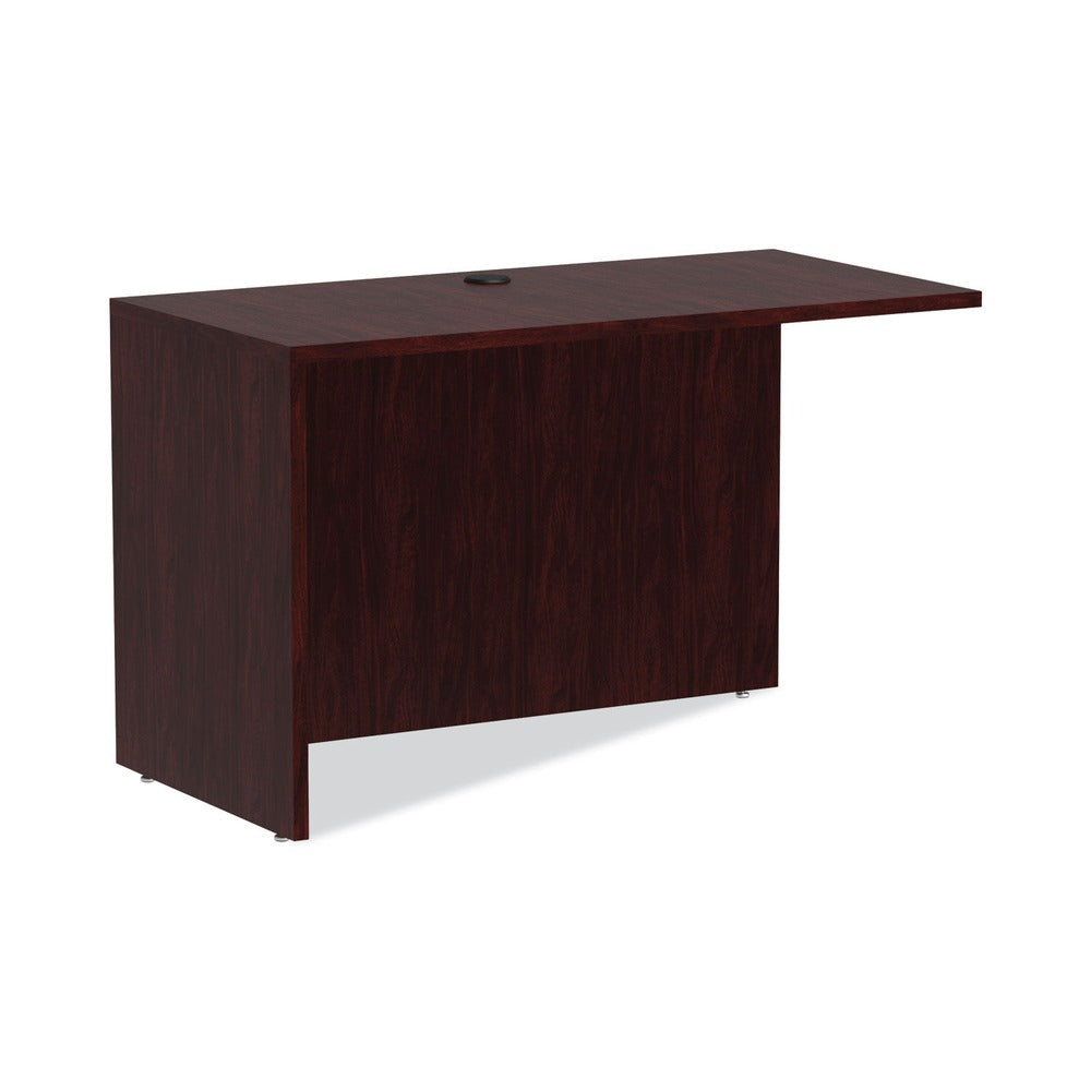 Alera Valencia Series 47-1/4 in. x 23-5/8 in. x 29-1/2 in. Reversible Return/Bridge Shell - Mahogany