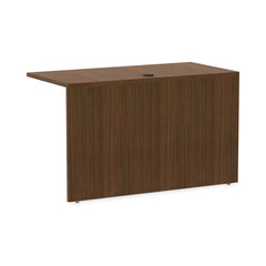 Alera Valencia Series 47-1/4 in. x 23-5/8 in. x 29-1/2 in. Reversible Return/Bridge Shell - Modern Walnut