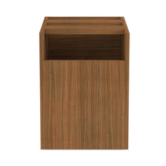 Alera 15.63 in. x 20.5 in. x 19.25 in. Valencia Series 2-Drawer Hanging File Pedestal - Modern Walnut