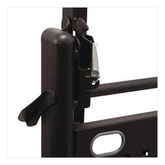 Alera Valencia 57.88 in. W x 19.75 in. D x 28.5 in. H Flip Training Table Base with Modesty Panel - Black