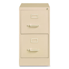 Alera 15 in. x 25 in. x 28.38 in. Letter-Size 2-Drawer Economy Vertical File - Putty