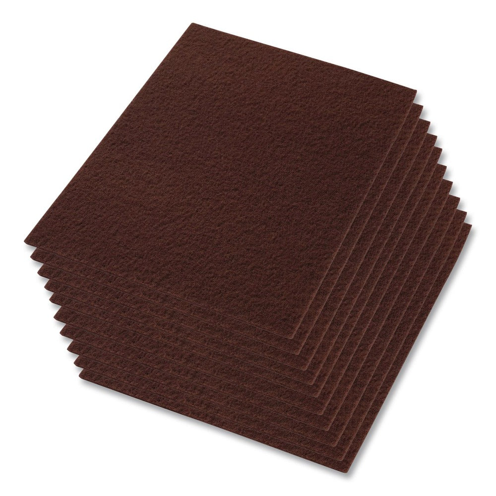 Americo 28 in. x 14 in. EcoPrep EPP Specialty Pads - Maroon (10/Carton)