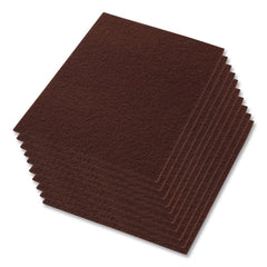 Americo 28 in. x 14 in. EcoPrep EPP Specialty Pads - Maroon (10/Carton)