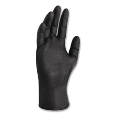 Ansell G10 Kraken Grip 9.5 in. 6 mil Nitrile Gloves - Small/Black (1000/Carton)