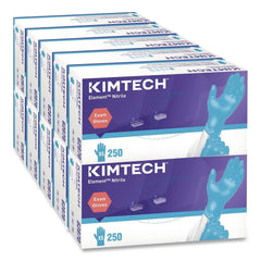 Ansell Kimtech Element Nitrile Exam Gloves - X-Small, Blue (2500/Carton)