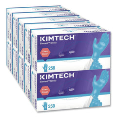 Ansell Kimtech Element Nitrile Exam Gloves - Large, Blue (2500/Carton)