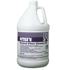 Misty 1 Gallon Bottle Neutral Floor Cleaner EP - Lemon (4/Carton)