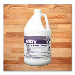 Misty 1 Gallon Bottle Neutral Floor Cleaner EP - Lemon (4/Carton)