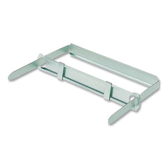 ACCO 3.5 in. Capacity 4.25 in. Center to Center Premium Two-Prong Paper Fastener Base and Compressor Sets - Silver (50/Box)